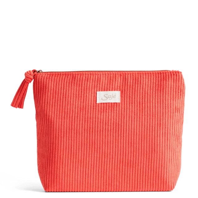 Red skincare bag