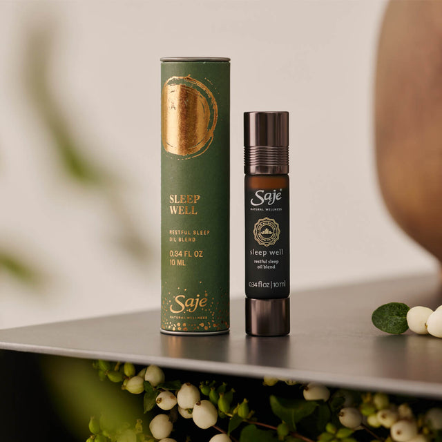 Sleep Well 0.34 fl oz roll-on with holiday packaging