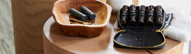 Saje pocket farmacy placed with lip balms 