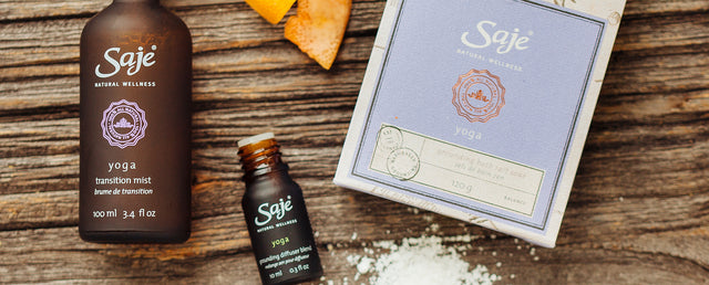 Saje yoga diffuser blend and transition mist
