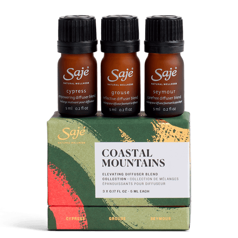﻿﻿Coastal Mountains Elevating Diffuser Blend Collection - Saje Natural  Wellness