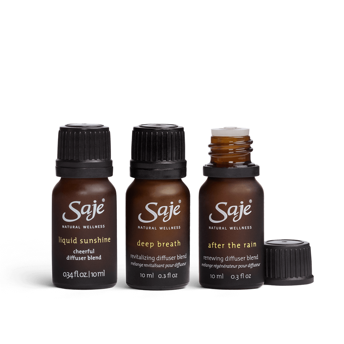 Best Sellers Diffuser Blend Trio - Saje Natural Wellness Best Sellers Diffuser Blend Trio - Saje Natural Wellness