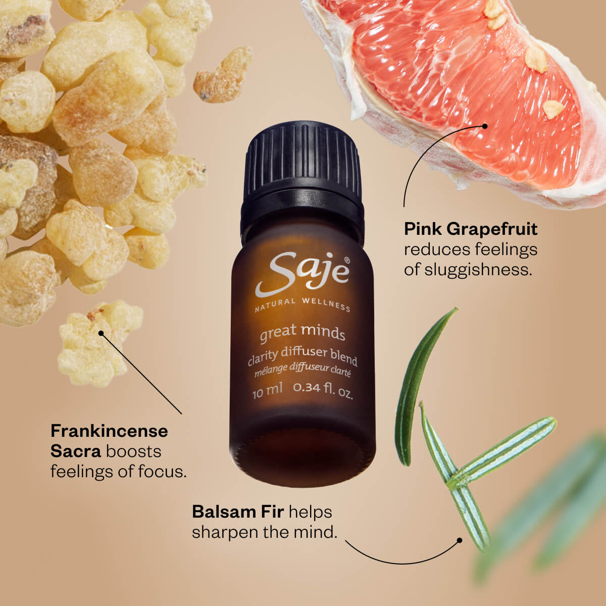 Great Minds Diffuser Blend - Saje Natural Wellness