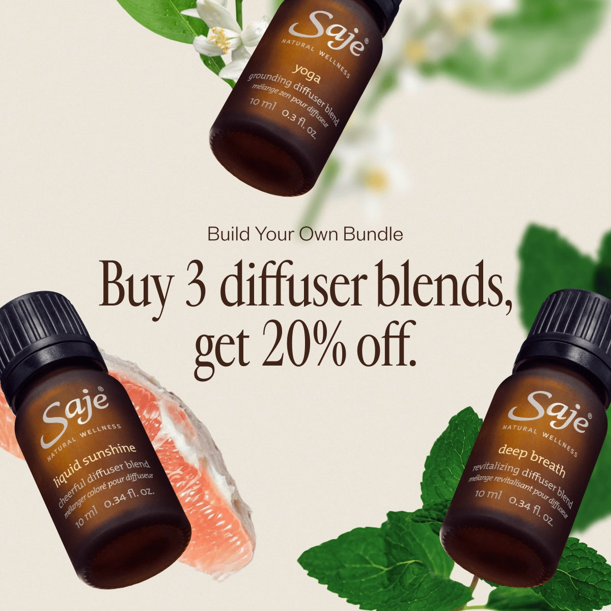 Fortify Petite Children's Restorative Diffuser Blend - Saje