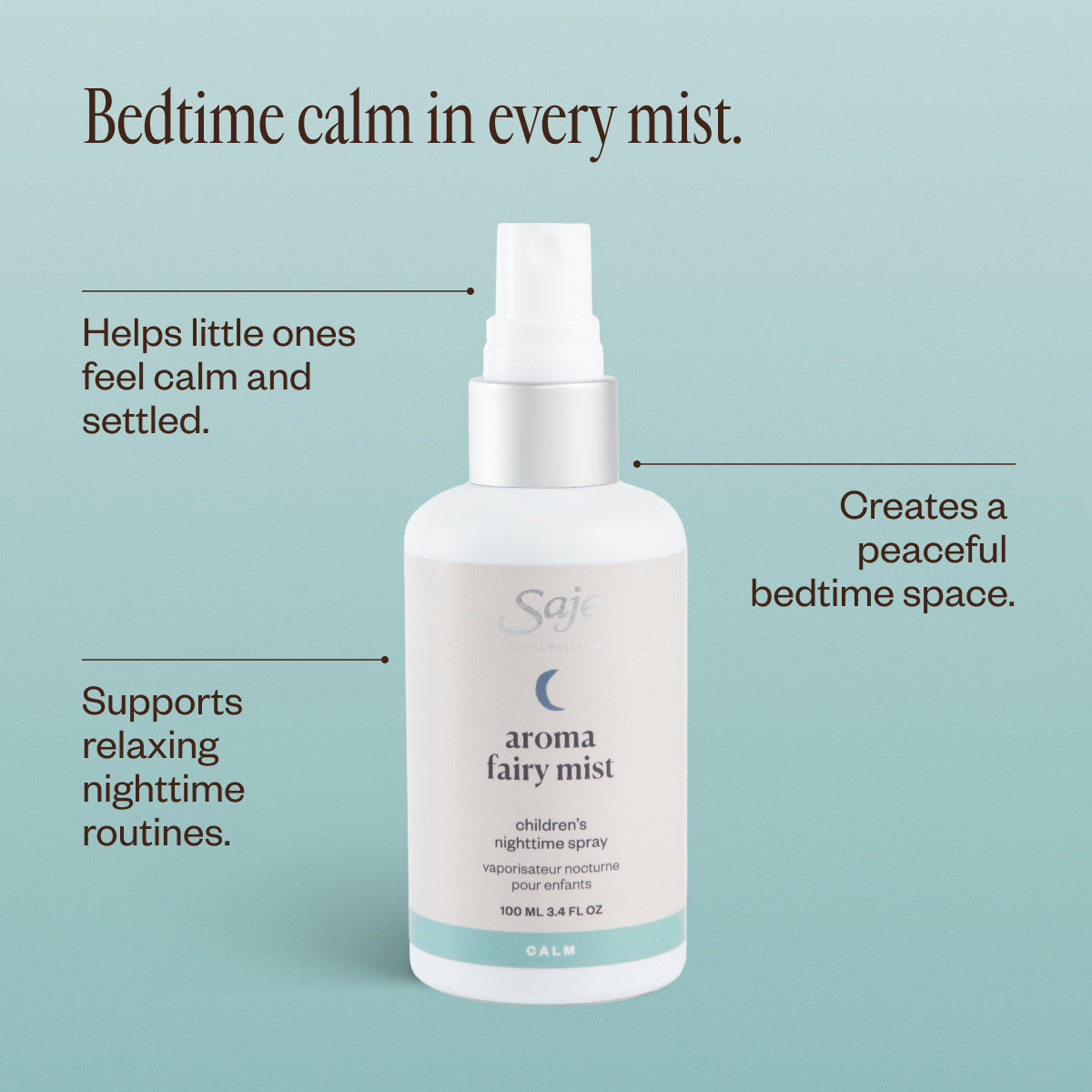Aroma Fairy Mist Children's Nighttime Spray - Saje Wellness