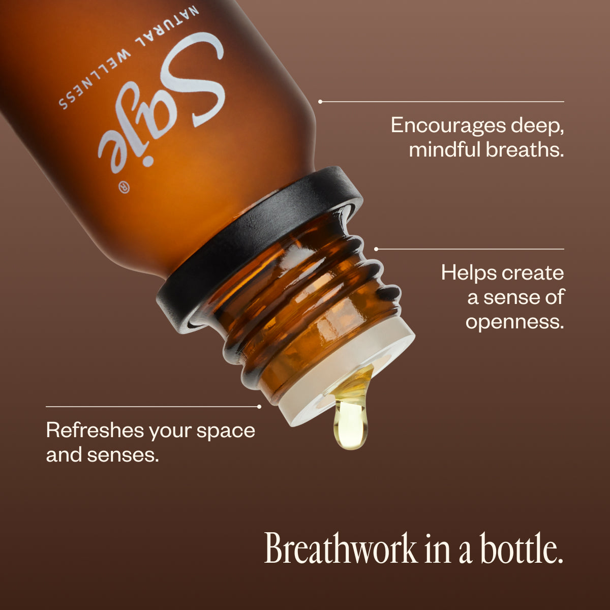 Deep Breath Revitalizing 0.34 fl oz Diffuser Blend - Saje Natural