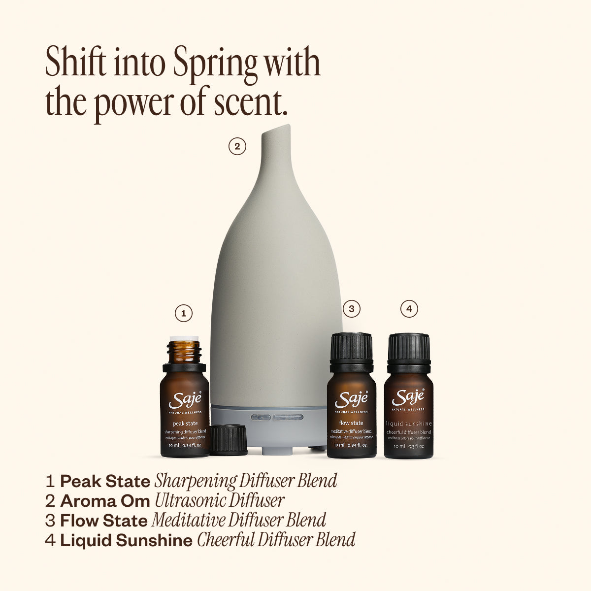Spring Refresh Diffuser Bundle - Saje Natural Wellness