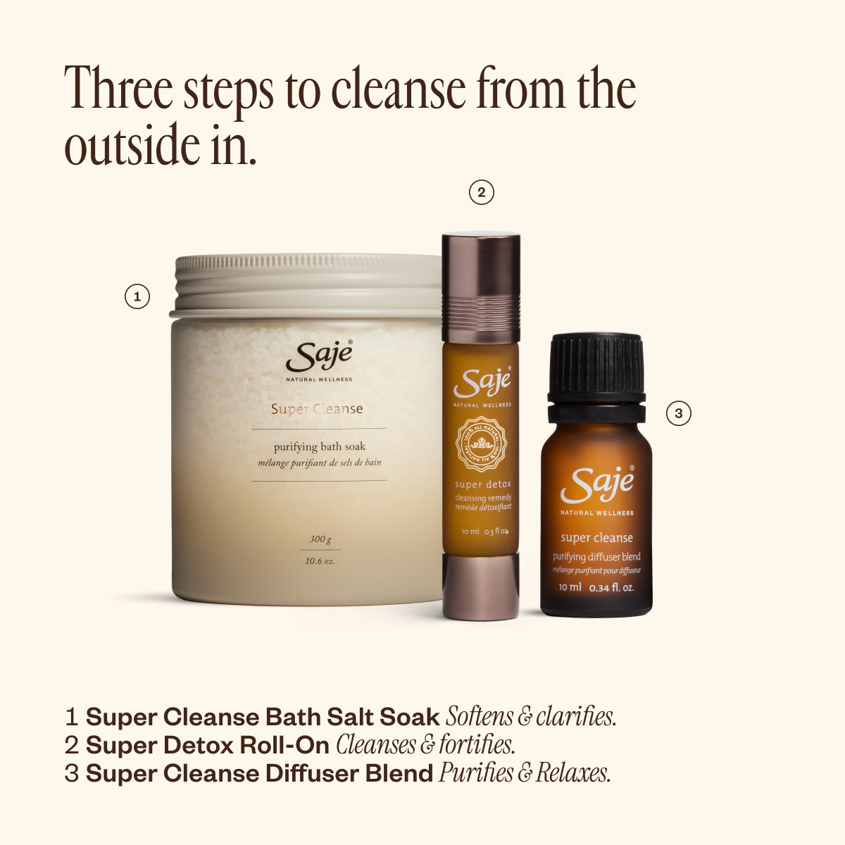 Super Cleanse Purifying Diffuser Blend - Saje Natural Wellness