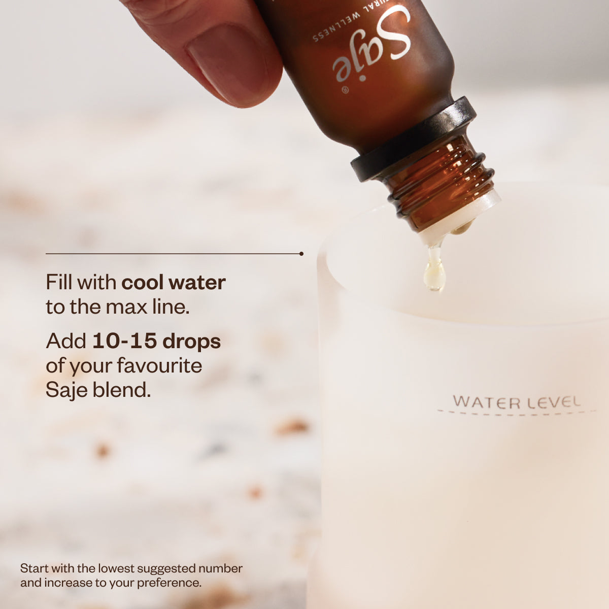 Aroma Om Deluxe White Diffuser - Saje Natural Wellness