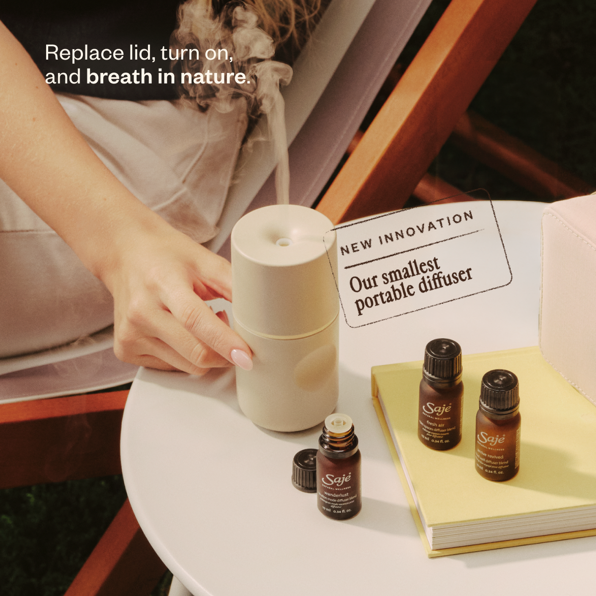 Restorative Travel Kit Aroma Roam & Fortified Breeze Diffuser Duo