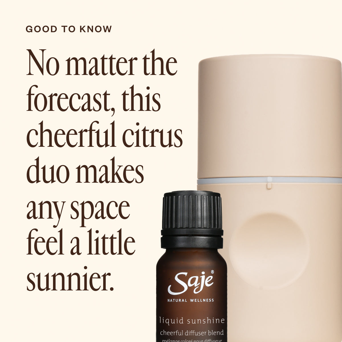 Cheerful Travel Kit Aroma Roam & Liquid Sunshine Diffuser Duo