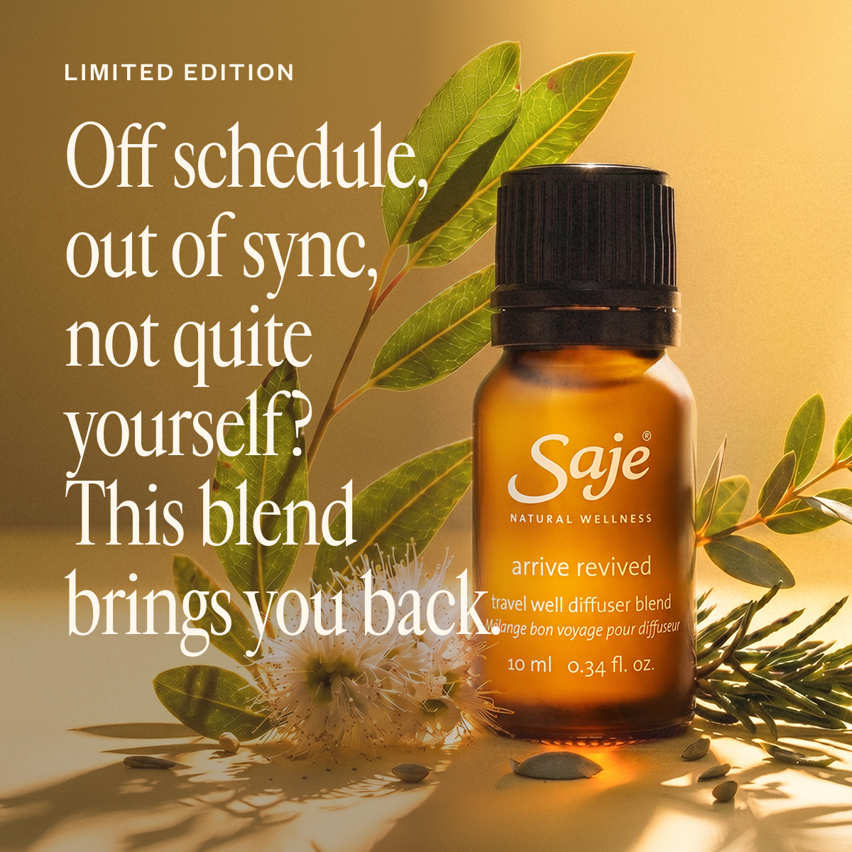 Saje Natural Wellness | Essential Oils & Diffuser