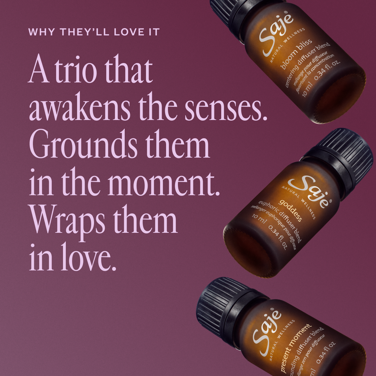 Made for You: Feel the Love Trio Limited-Edition Diffuser Blend