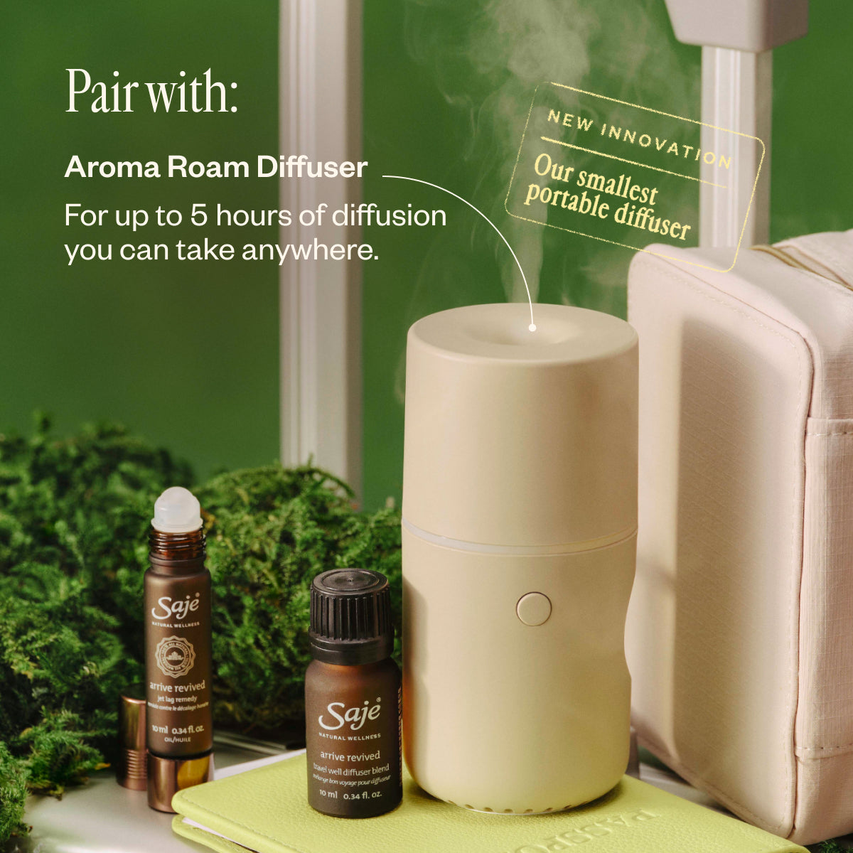 air diffuser for plants Saje Fresh Air
