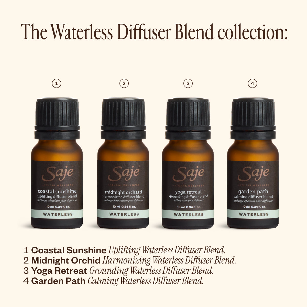 Garden Path Calming Diffuser Blend - Saje Natural Wellness
