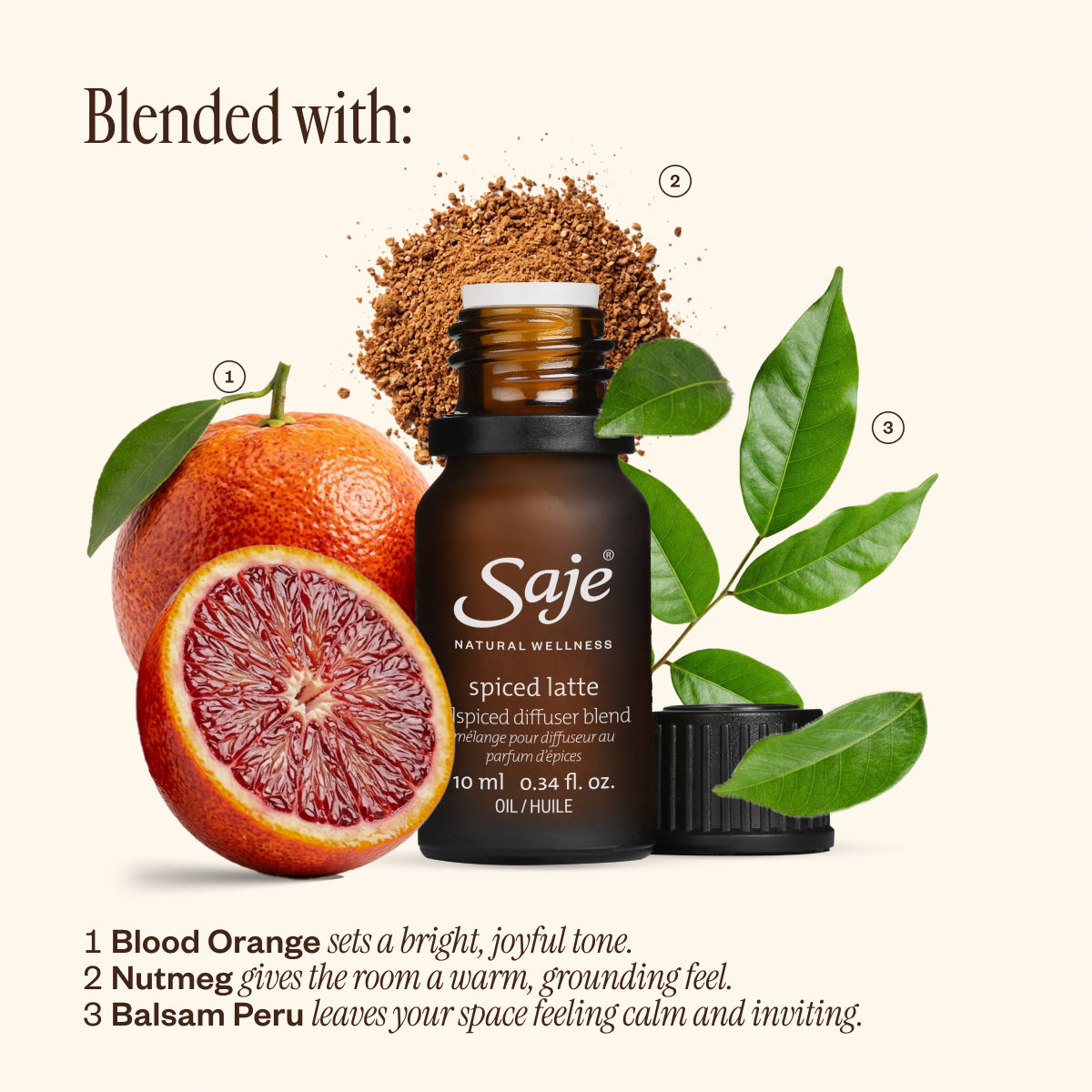 Autumn Air Collection Seasonal Diffuser Blend Trio - Saje Natural