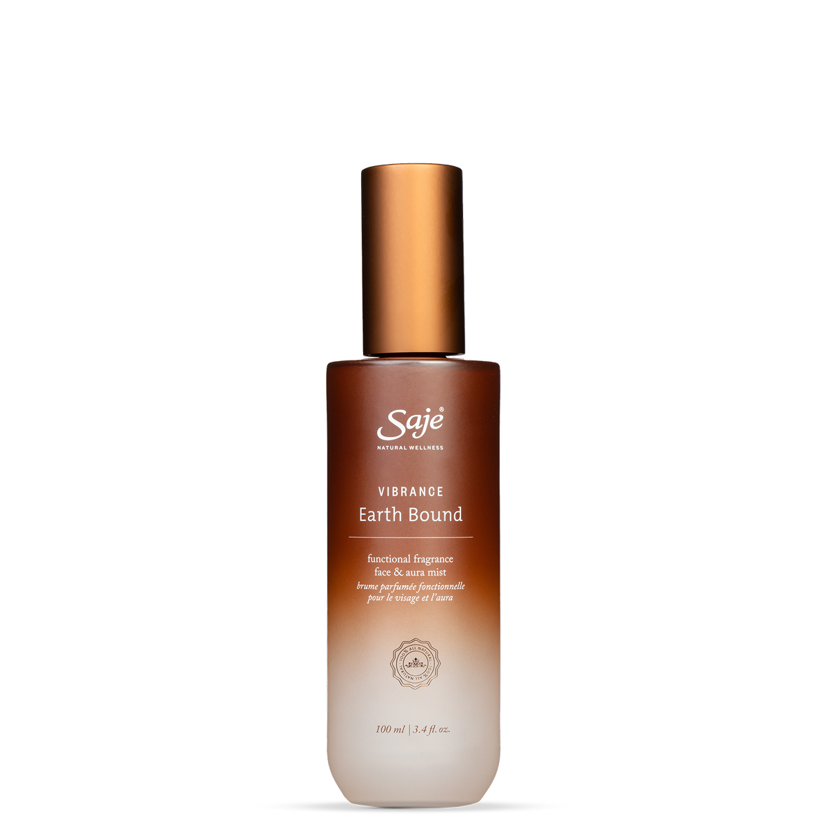 Vibrance Earth Bound Functional Fragrance Face & Aura Mist- Saje