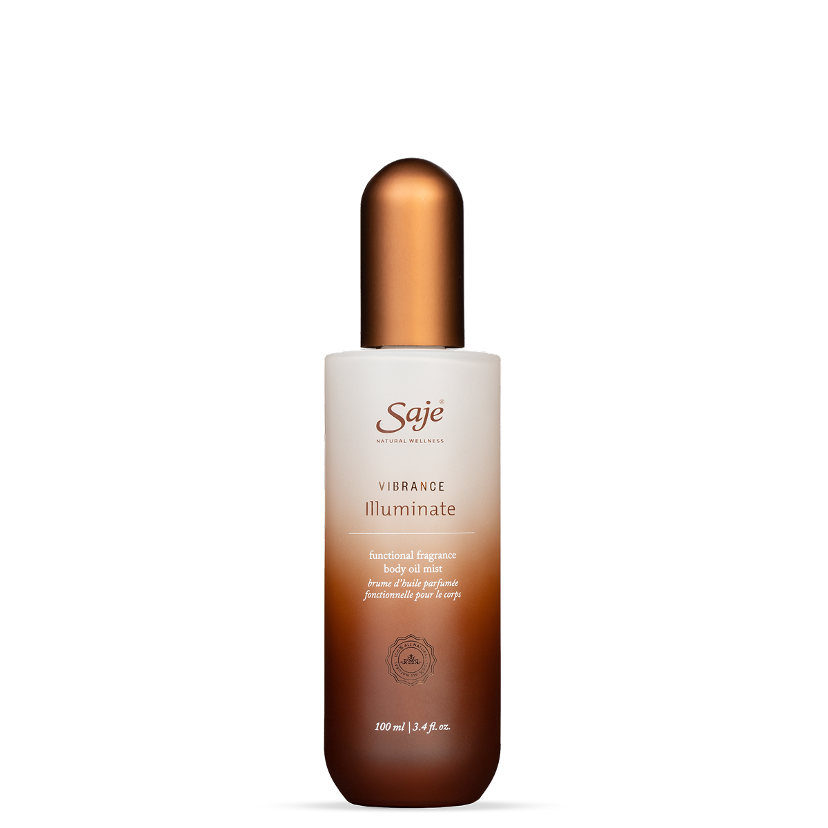 Vibrance Illuminate Functional Fragrance Body Oil Mist - Saje