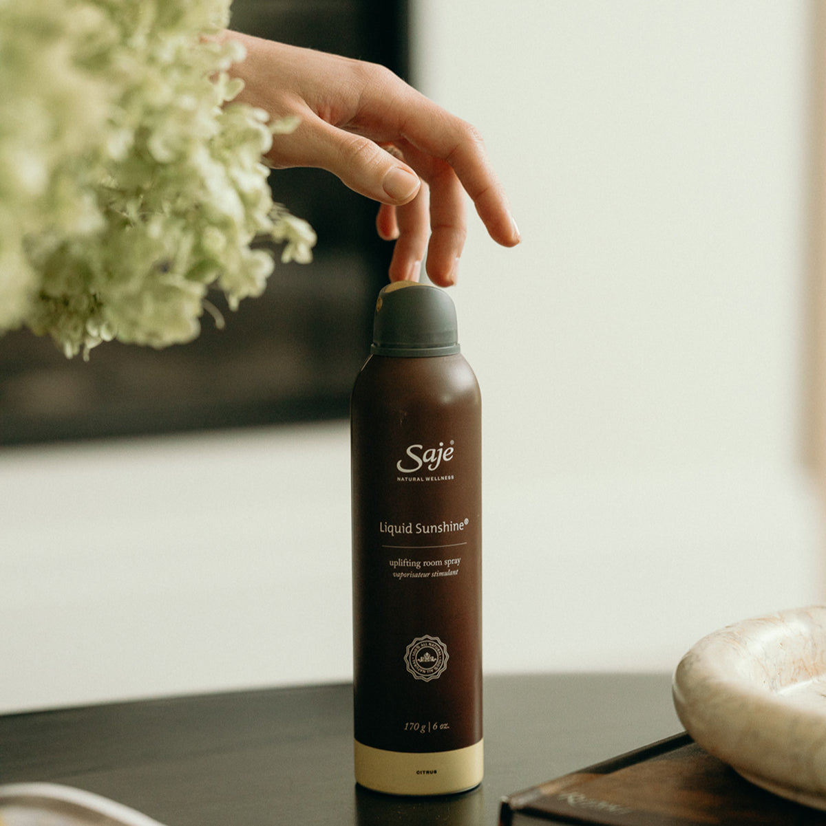 Saje Liquid Sunshine | Uplifting Room Spray in 6 oz