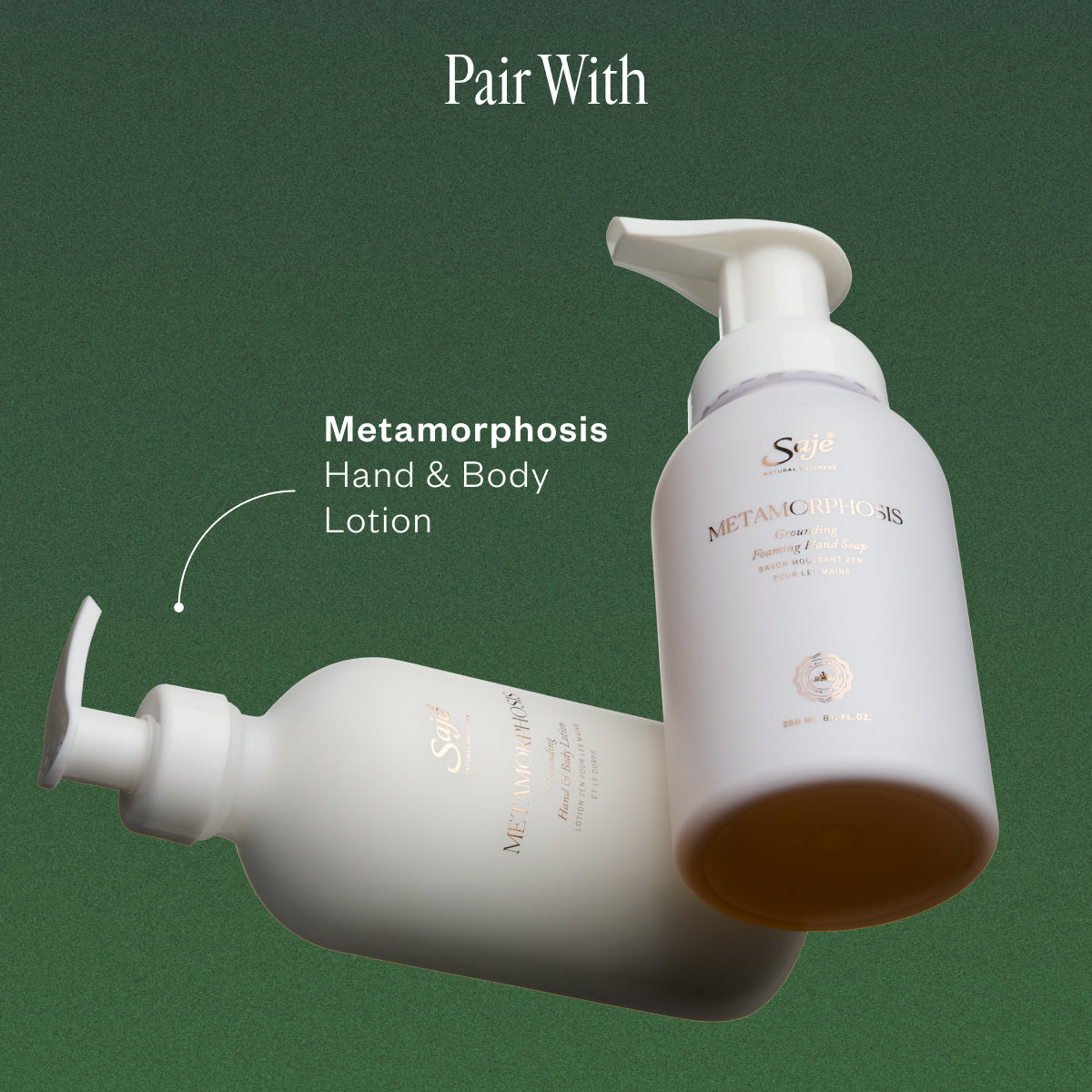 Metamorphosis Grounding Foaming Hand Soap - Saje Natural Wellness