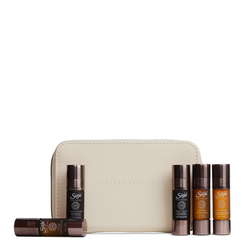 Saje アロマオイルセット5＋ミニポーチ Saje アロマオイルセット5＋ミニポーチ Essential Oil Kits