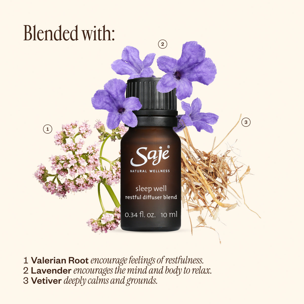 Sleep Well Trio Sleep Well Oil Blend Roll-On, Diffuser Blend, and
