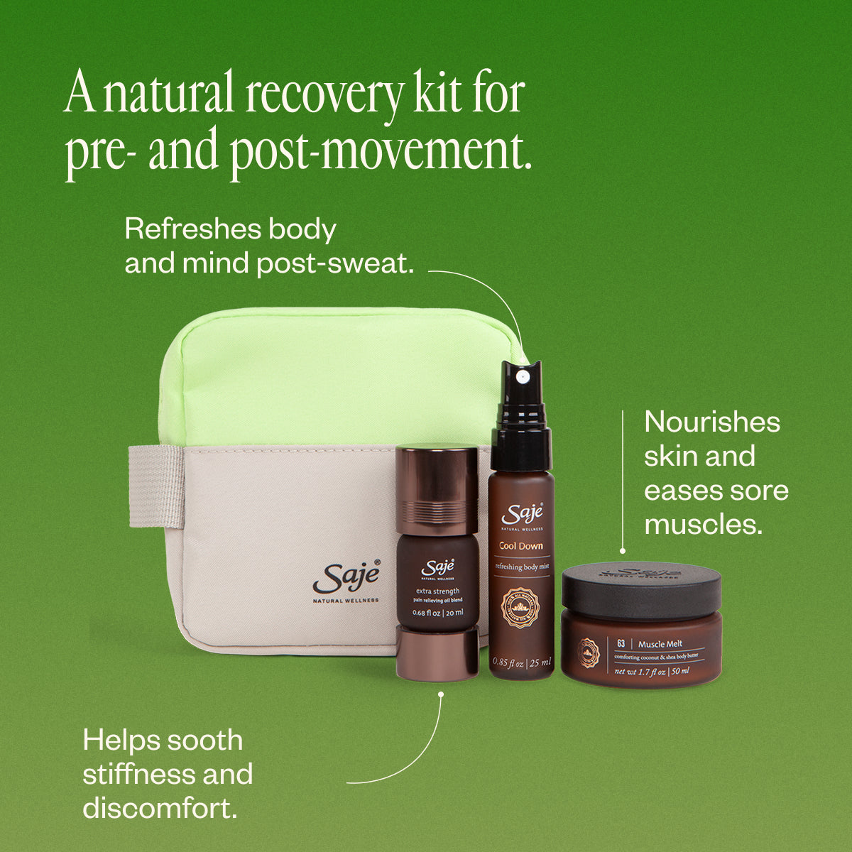 Body Recovery Relieving Essentials Kit - Saje Natural Wellness