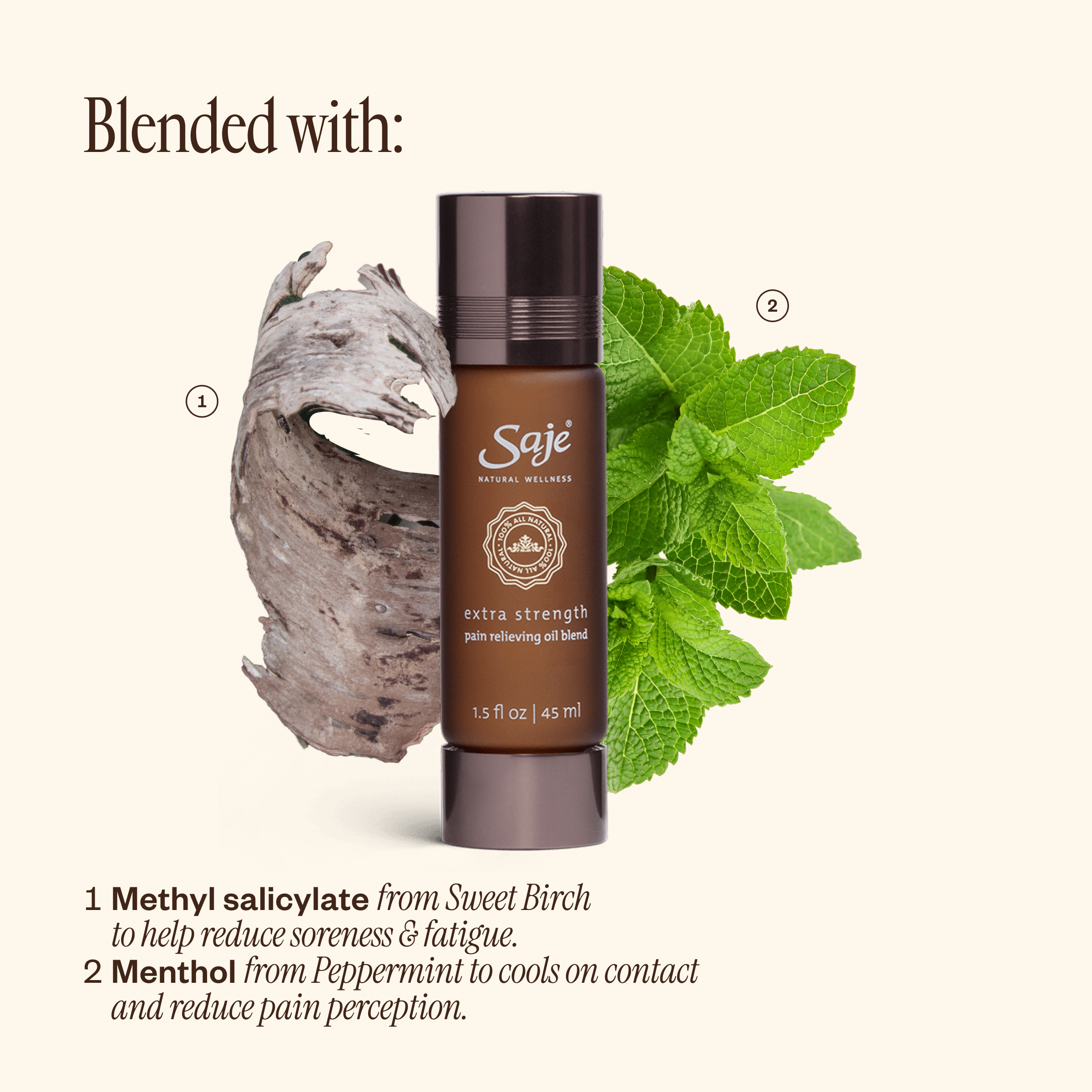 Extra Strength Pain Relieving Oil Blend - Saje Natural Wellness