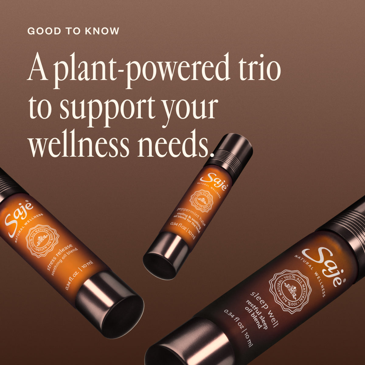 Feel Good Wellness Roll-on Bundle - Saje Natural Wellness