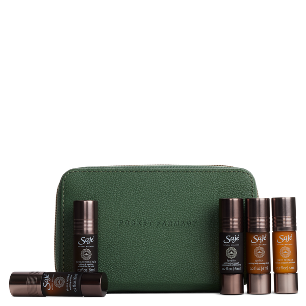 Pocket Farmacy Physical Essential Oil Kit Black - Saje Natural