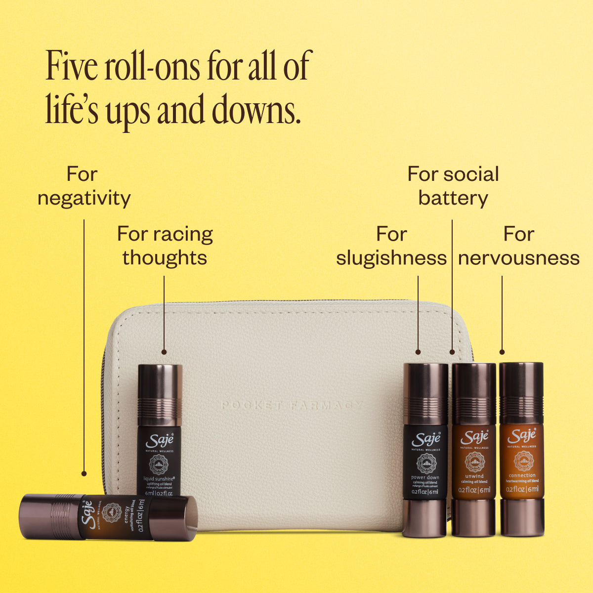 Pocket Farmacy® Mindful Edition Essential Oil Kit for Emotional
