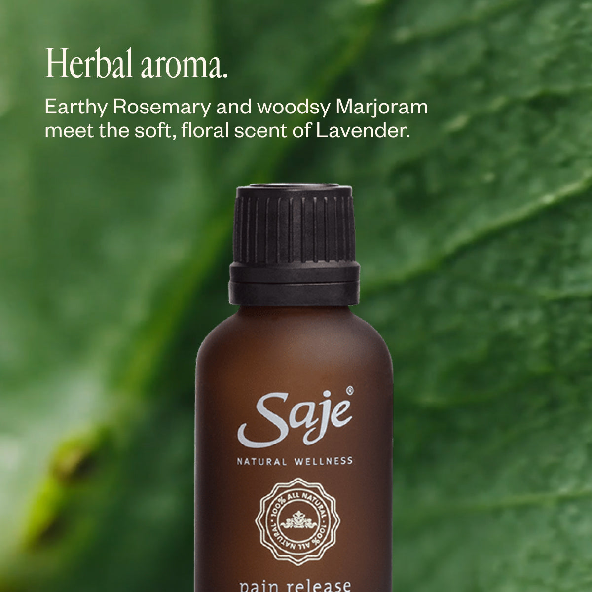 Pain Release Topical Analgesic Oil Blend Refill - Saje Natural