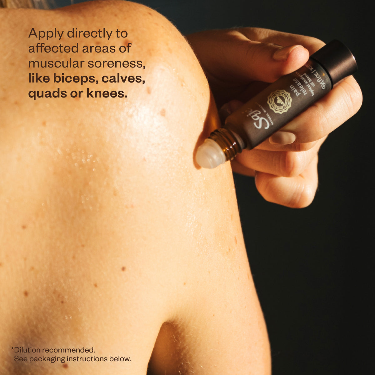 Pain Release Topical Analgesic Oil Blend Roll-On - Saje Natural