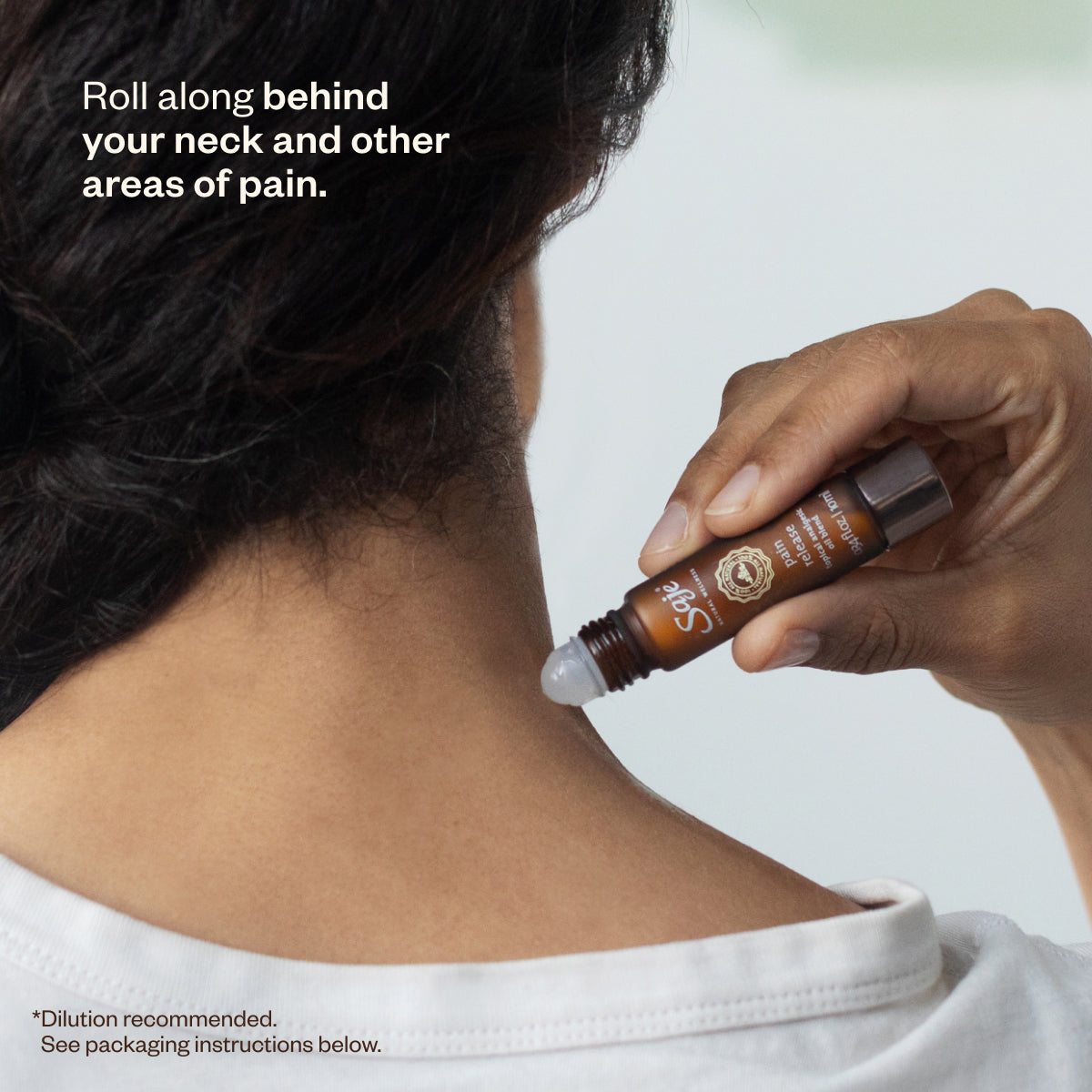 Pain Release Topical Analgesic Oil Blend Roll-On - Saje Natural