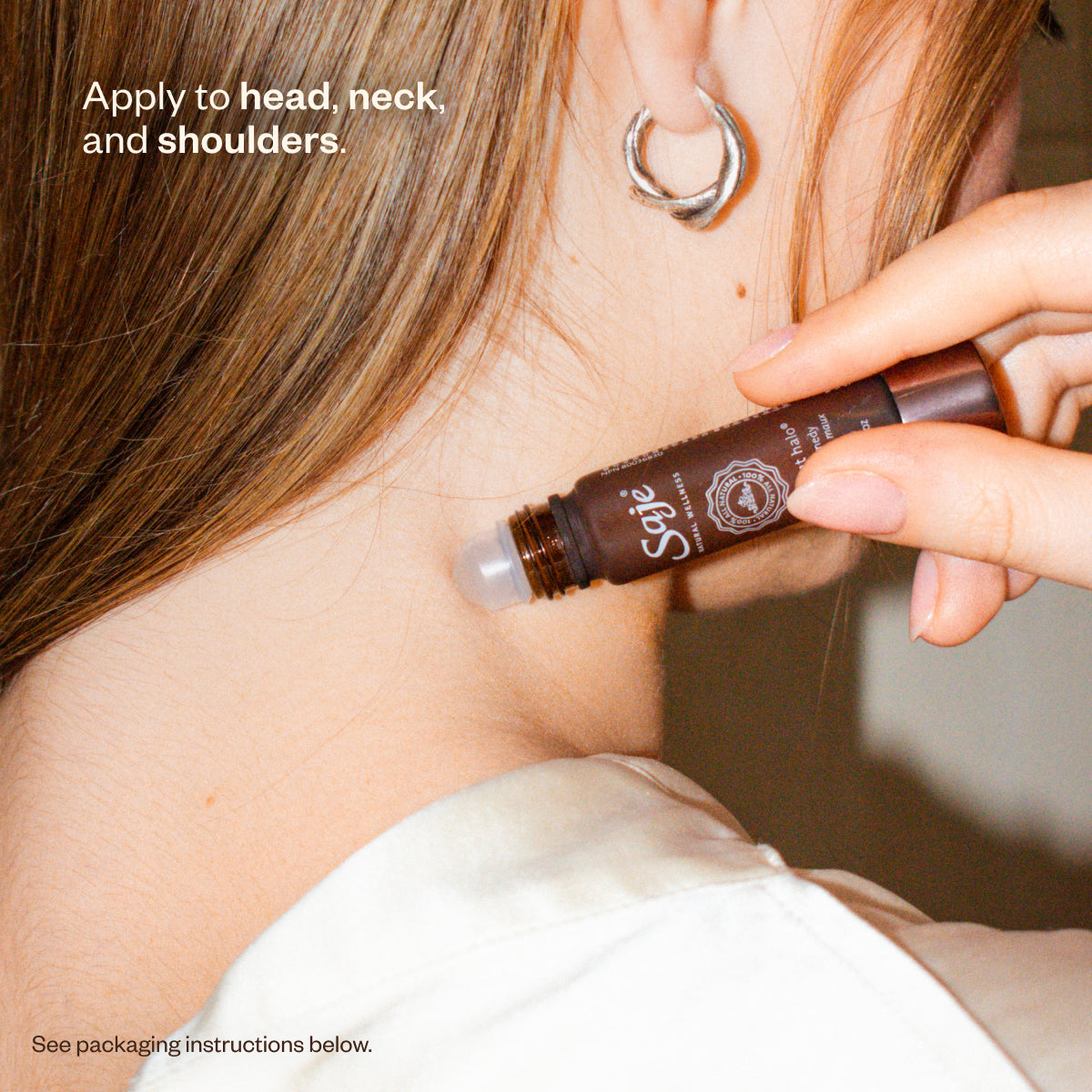 Saje、セージナチュラルウェルネス、ペパーミントハロ詰め替え用３０ｍｌ US_PDP_Peppermint-