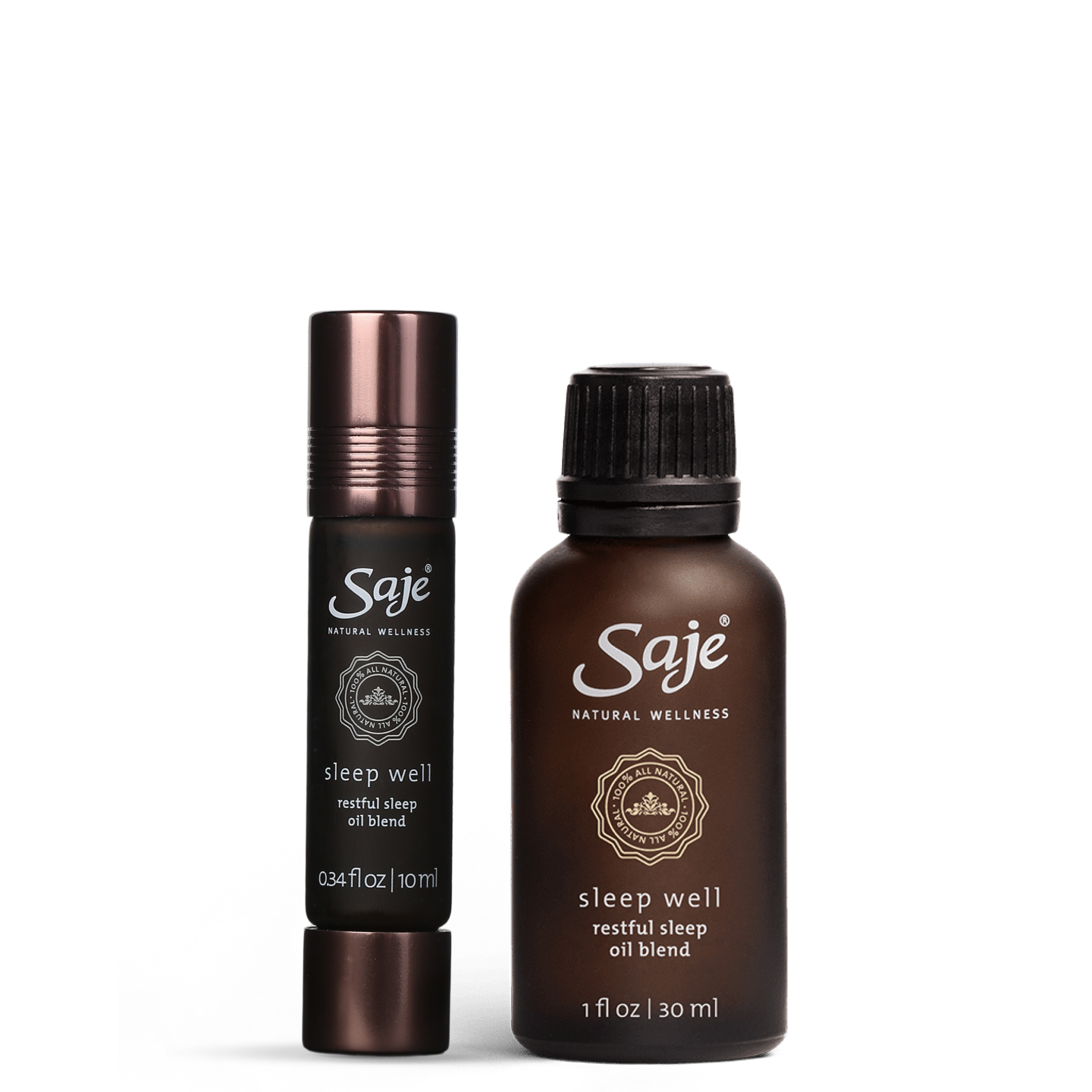 Saje Natural Wellness アロマオイルセット Sleep Well Duo Restful Sleep Oil Blend & Refill - Saje Natural