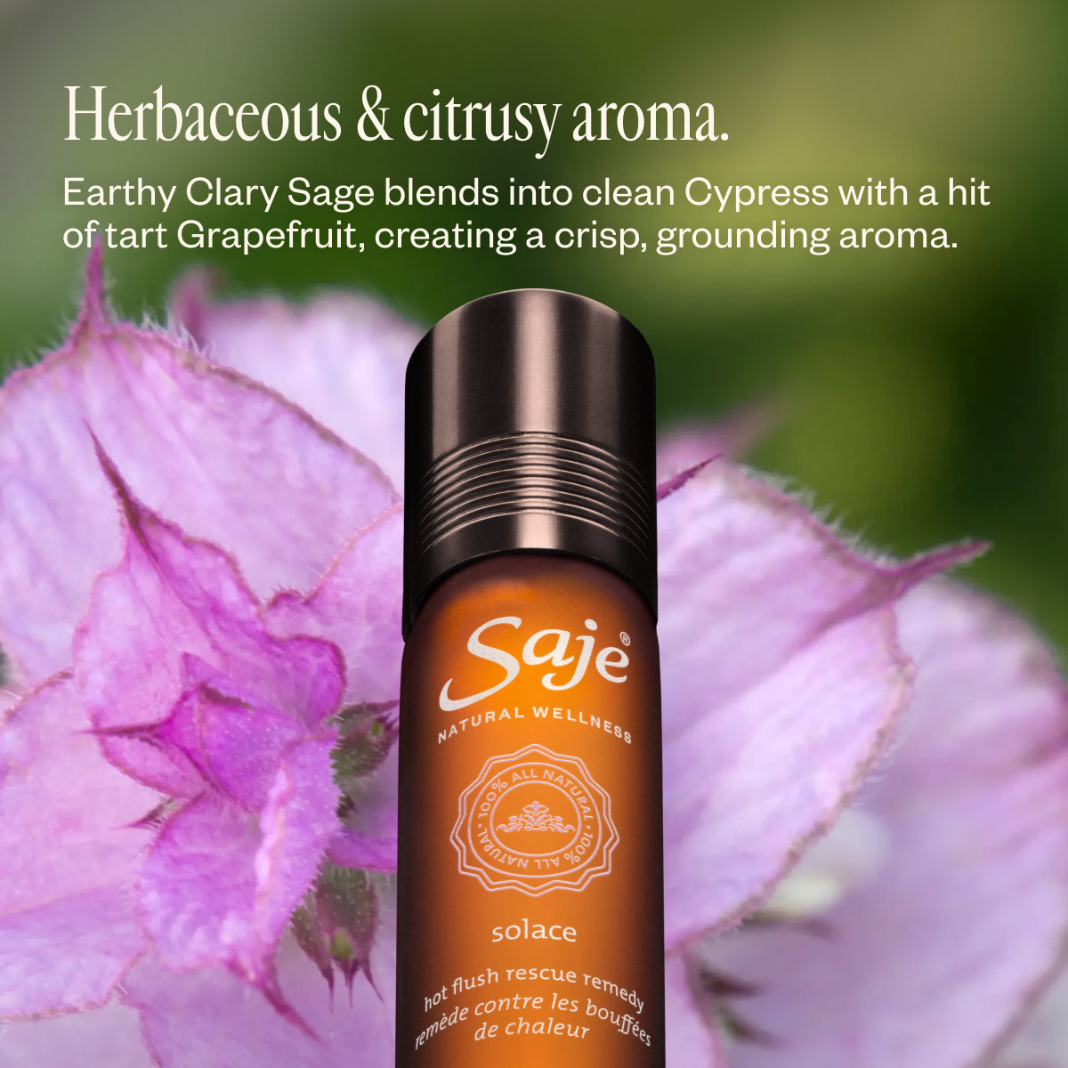 Solace Women's Cooling Oil Blend Roll-On - Saje Natural Wellness