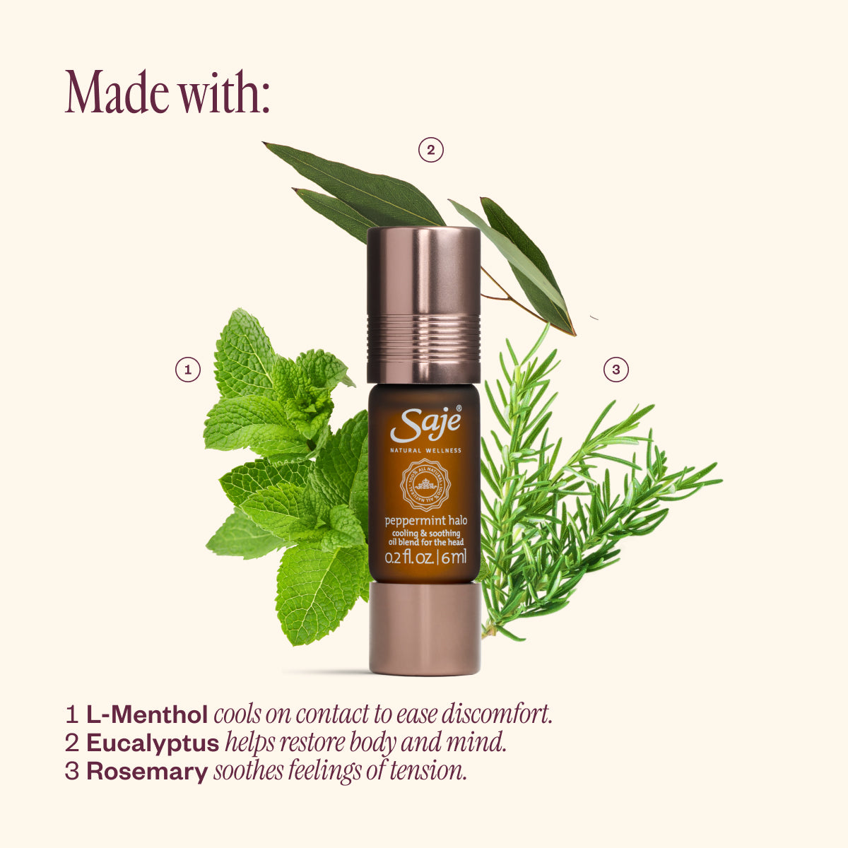 Strength + Love Peppermint Pick-Me-Up Kit - Saje Natural Wellness
