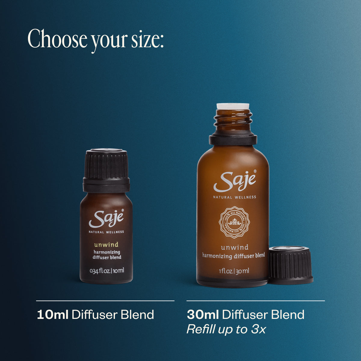 Unwind Harmonizing Diffuser Blend - Saje Natural Wellness