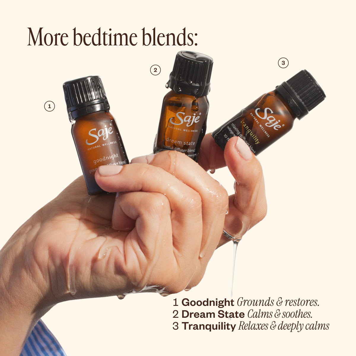 Tranquility Relaxing 0.34 fl oz Diffuser Blend - Saje Natural Wellness