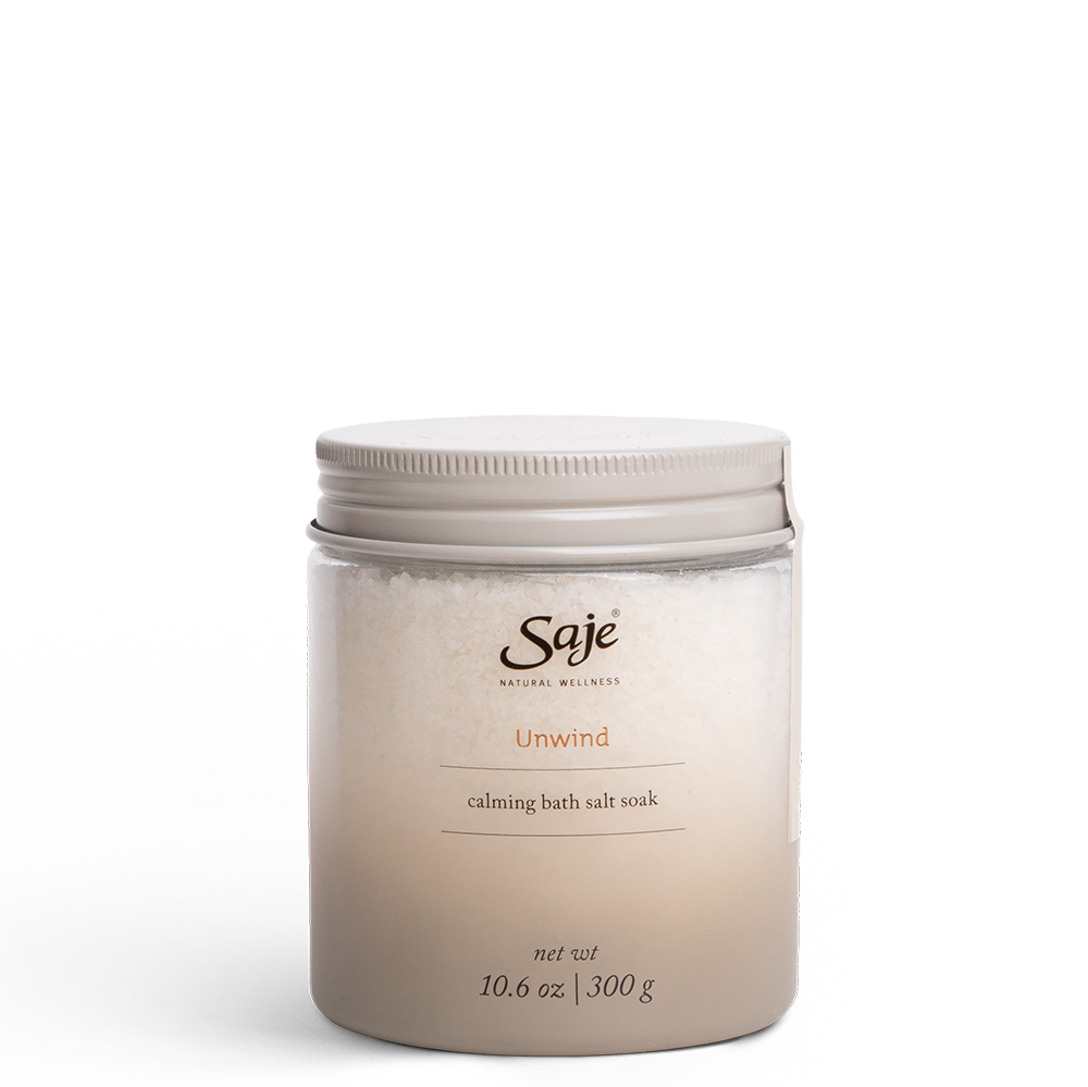 Saje Natural Wellness Unwind Bath Salt Soak